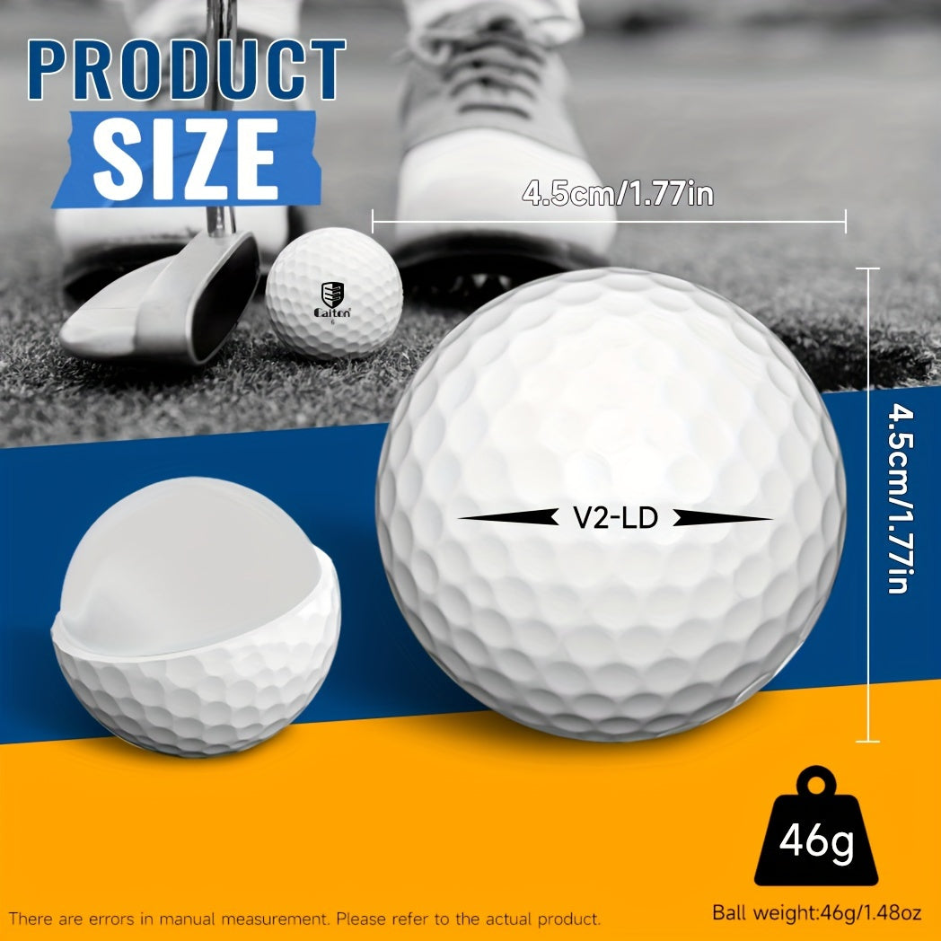 2-Ply Golf Balls with 332 Dimples (50pcs)