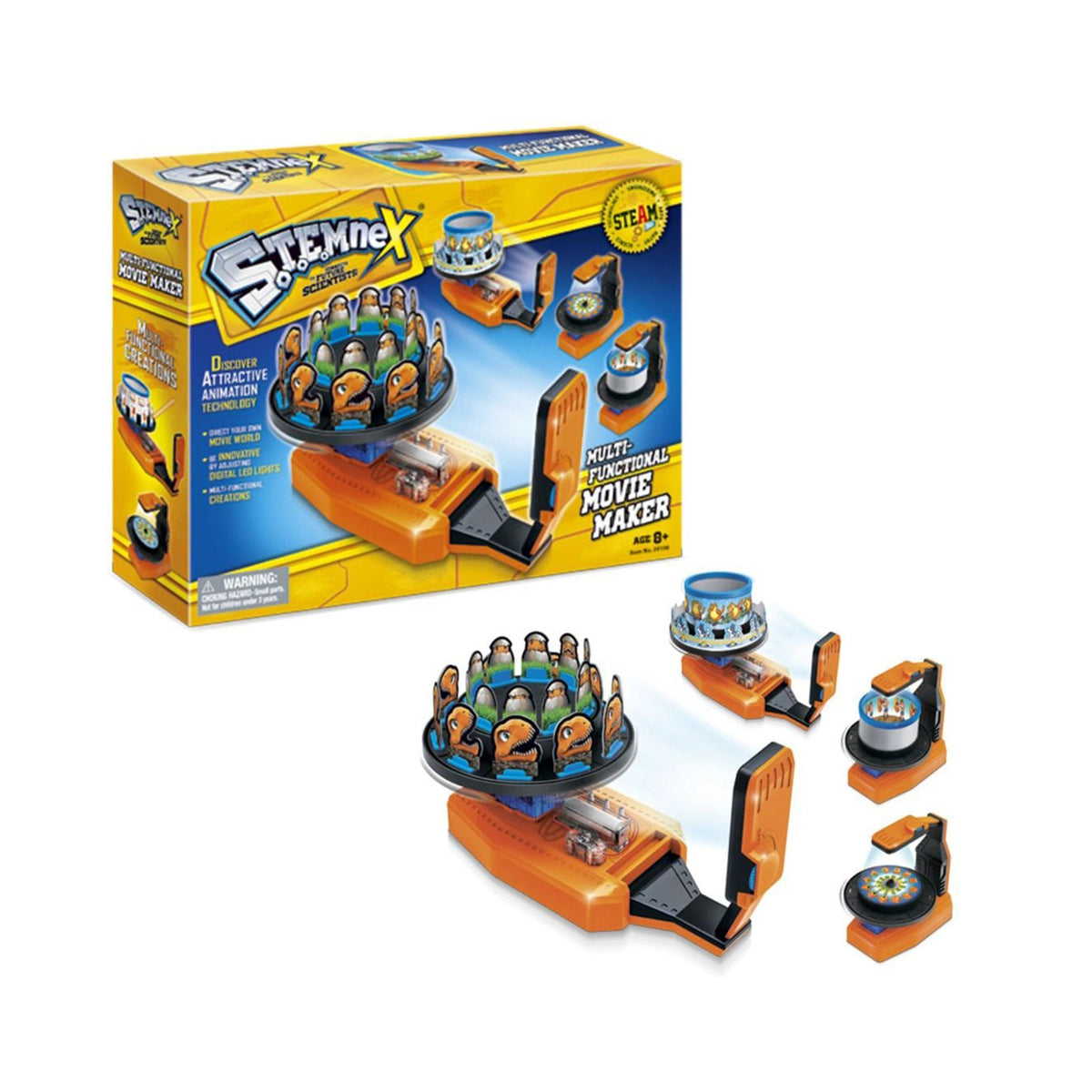 NNEDSZ Stemnex Multi-Functional Movie Maker STEM Toy - Build Your Own Educational Construction Kit