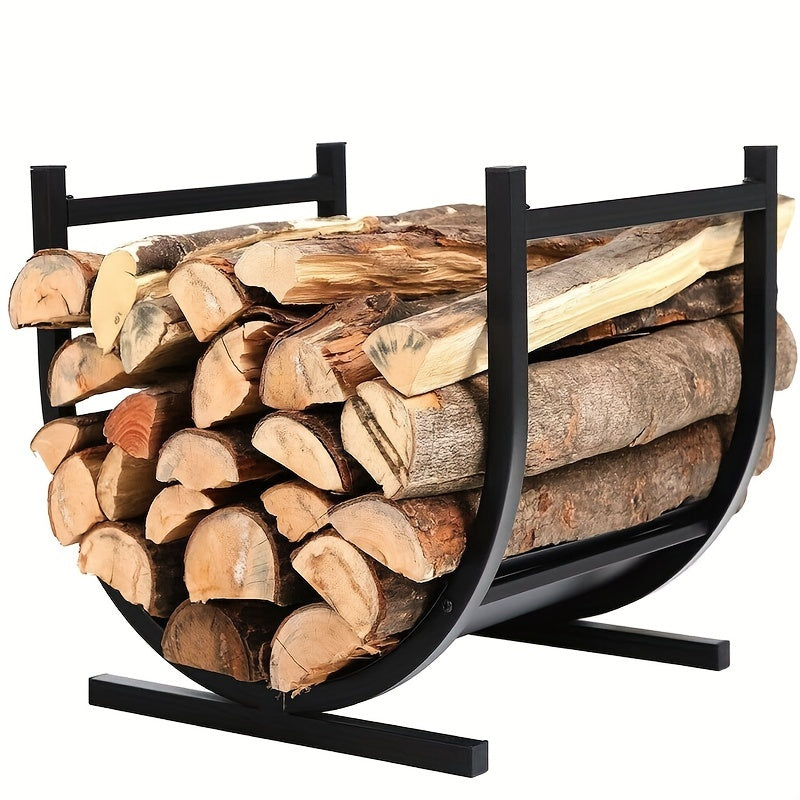 Fireplace Rack with Wood Storage